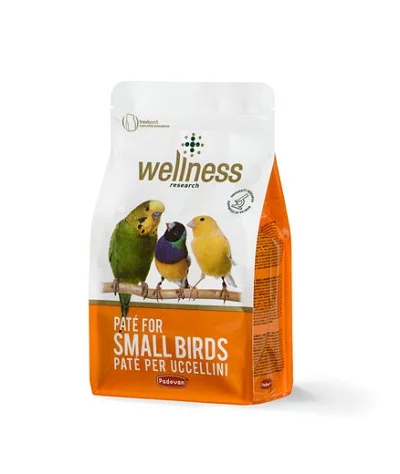 Мека яйчена храна за дребни птици PADOVAN WELLNESS PATE FOR SMALL BIRDS, 600 g